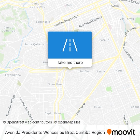 Avenida Presidente Wenceslau Braz map