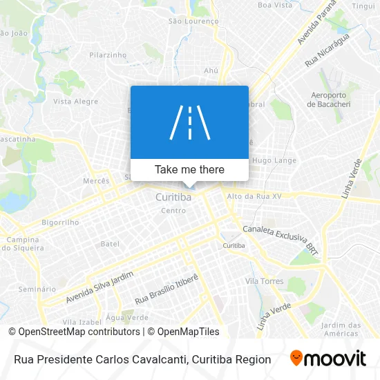 Rua Presidente Carlos Cavalcanti map