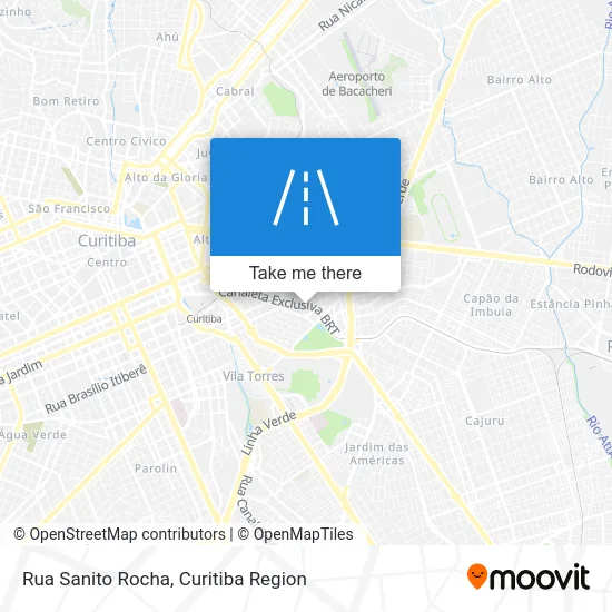 Rua Sanito Rocha map