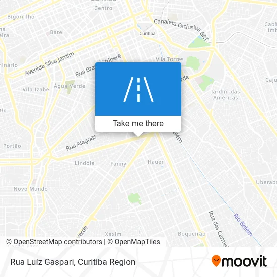 Rua Luíz Gaspari map