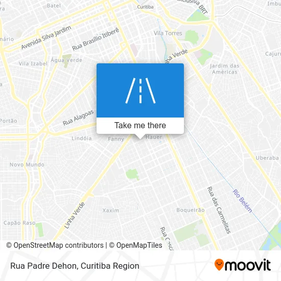 Rua Padre Dehon map