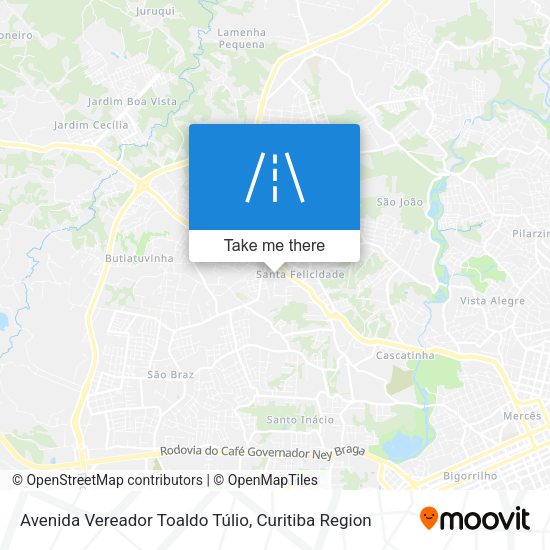 Avenida Vereador Toaldo Túlio map