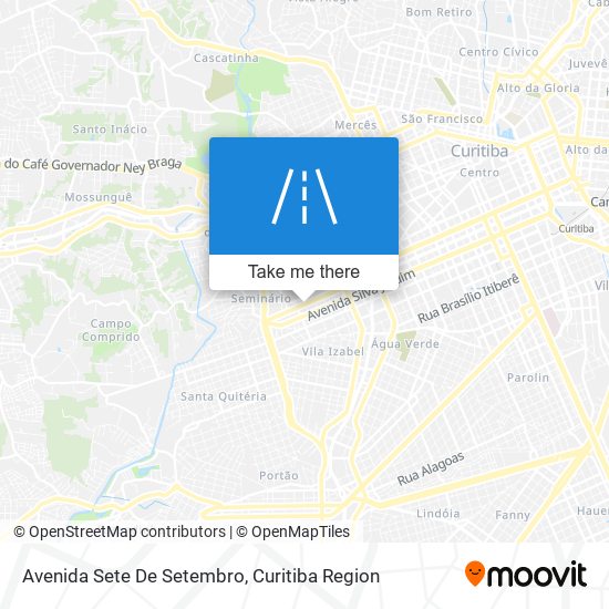 Mapa Avenida Sete De Setembro