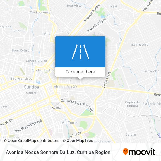 Avenida Nossa Senhora Da Luz map