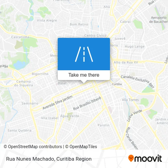 Rua Nunes Machado map