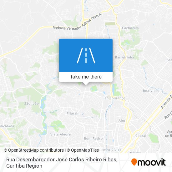 Rua Desembargador José Carlos Ribeiro Ribas map