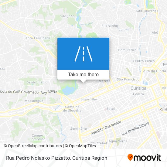 Rua Pedro Nolasko Pizzatto map