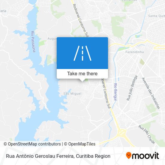 Rua Antônio Geroslau Ferreira map
