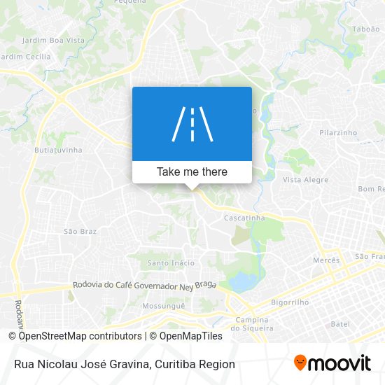 Rua Nicolau José Gravina map