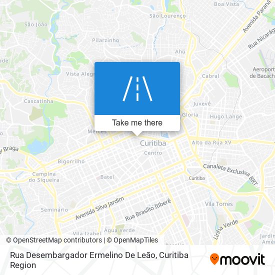 Mapa Rua Desembargador Ermelino De Leão