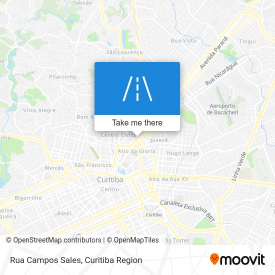 Mapa Rua Campos Sales