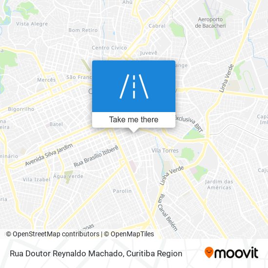 Mapa Rua Doutor Reynaldo Machado