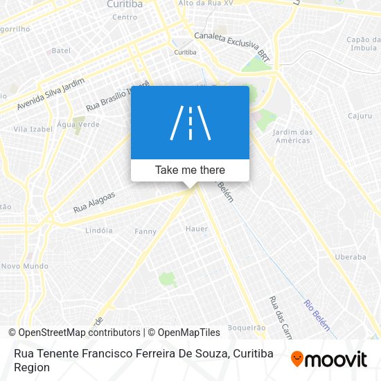 Rua Tenente Francisco Ferreira De Souza map