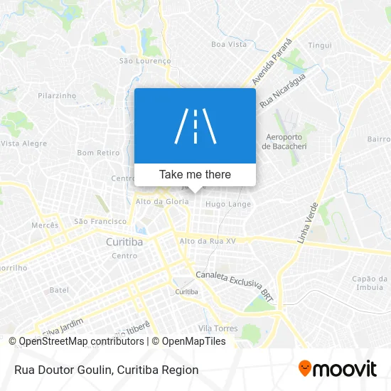 Rua Doutor Goulin map