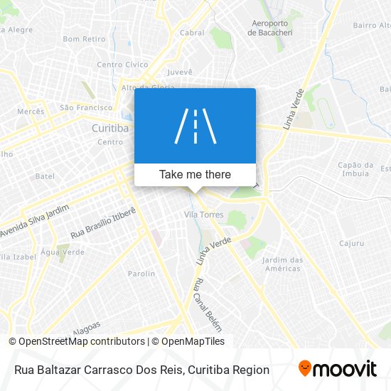 Rua Baltazar Carrasco Dos Reis map