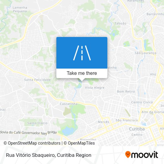 Rua Vitório Sbaqueiro map