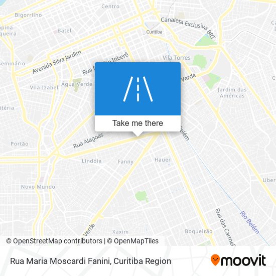 Rua Maria Moscardi Fanini map