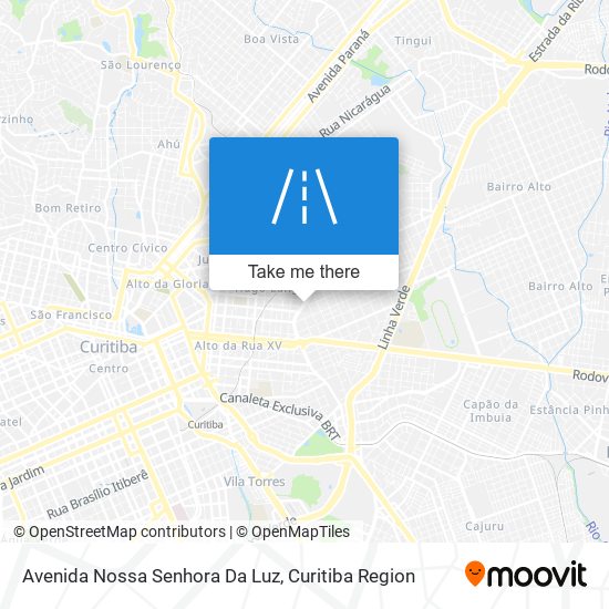 Avenida Nossa Senhora Da Luz map