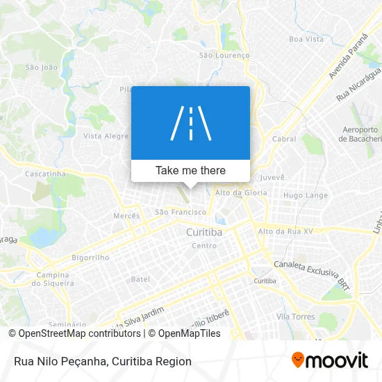 Rua Nilo Peçanha map