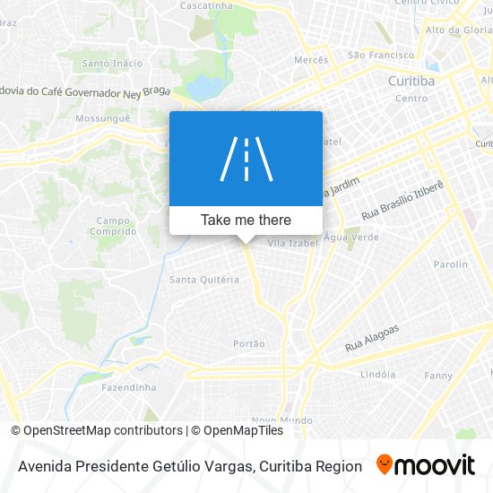 Avenida Presidente Getúlio Vargas map