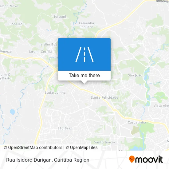 Rua Isidoro Durigan map