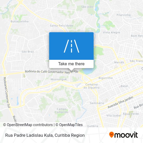 Rua Padre Ladislau Kula map