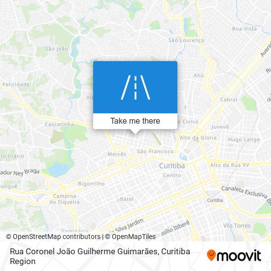 Rua Coronel João Guilherme Guimarães map