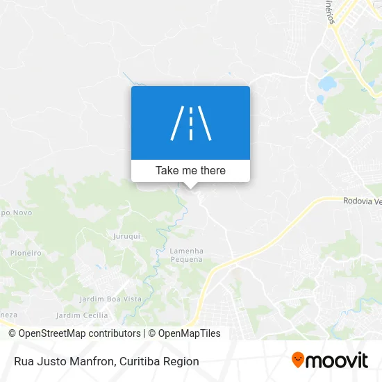 Rua Justo Manfron map