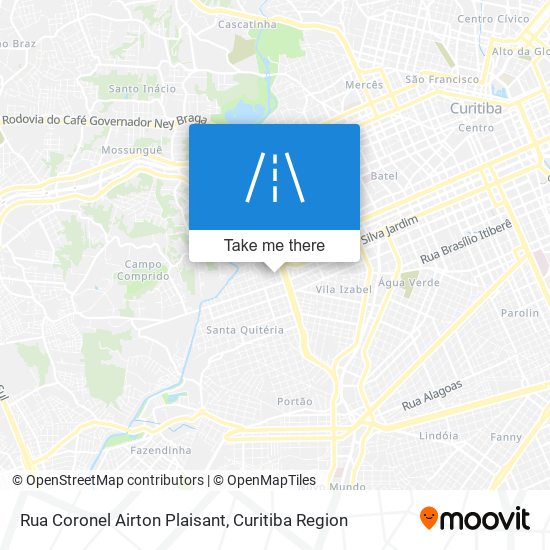 Rua Coronel Airton Plaisant map