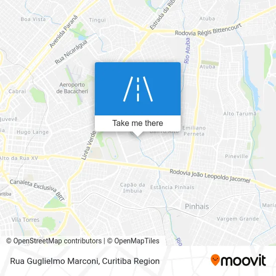 Rua Guglielmo Marconi map