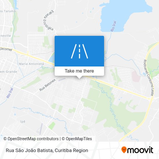Rua São João Batista map