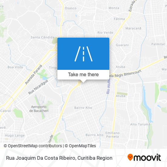 Rua Joaquim Da Costa Ribeiro map