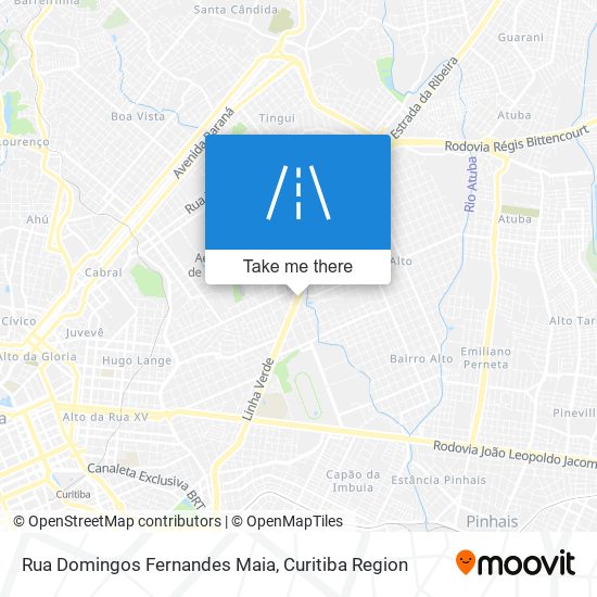 Mapa Rua Domingos Fernandes Maia