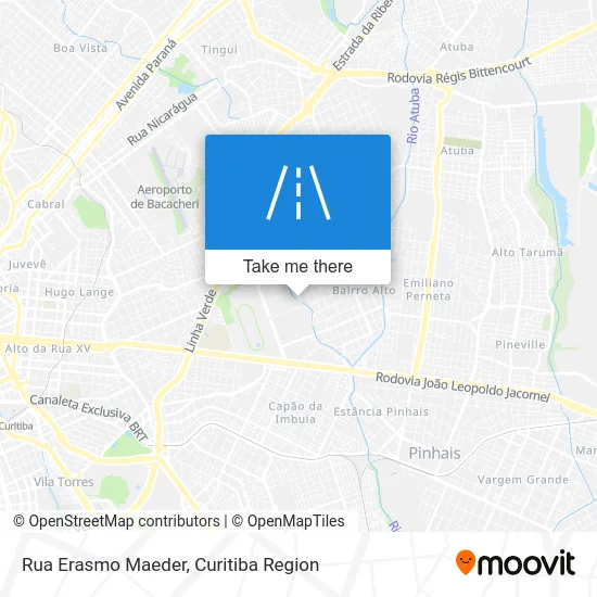 Rua Erasmo Maeder map