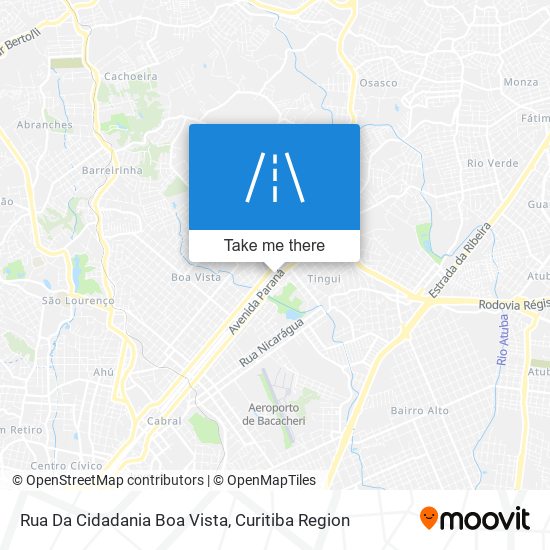 Rua Da Cidadania Boa Vista map