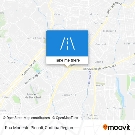Rua Modesto Piccoli map