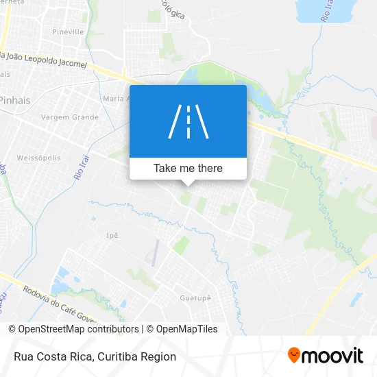 Rua Costa Rica map
