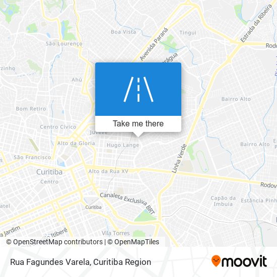 Mapa Rua Fagundes Varela