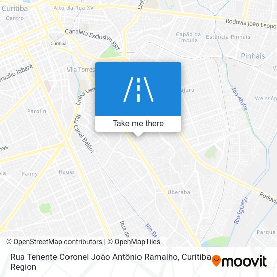 Rua Tenente Coronel João Antônio Ramalho map