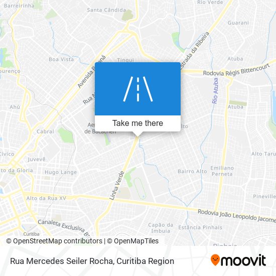 Mapa Rua Mercedes Seiler Rocha