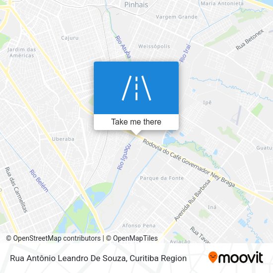 Rua Antônio Leandro De Souza map
