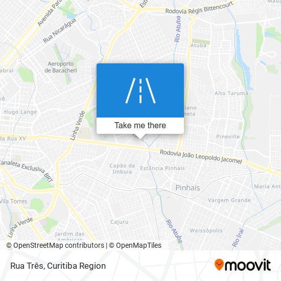 Rua Três map