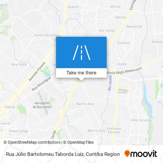 Rua Júlio Bartolomeu Taborda Luíz map