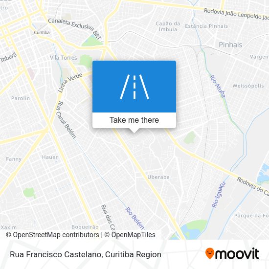 Rua Francisco Castelano map