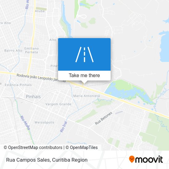 Rua Campos Sales map