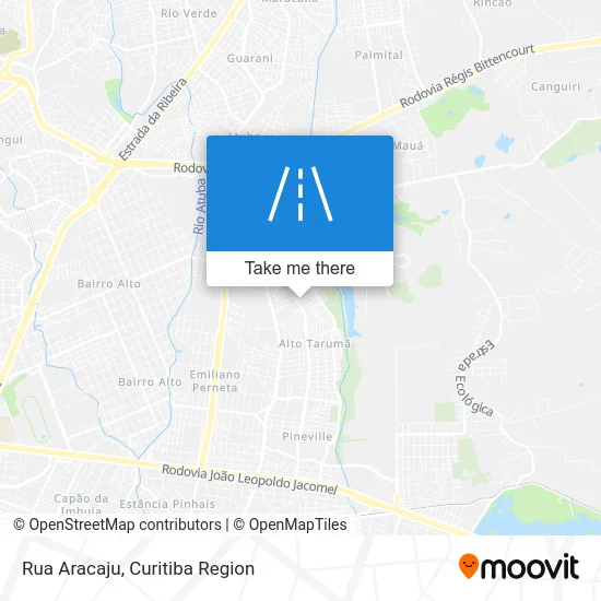 Rua Aracaju map