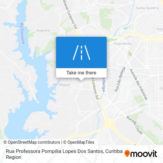 Rua Professora Pompília Lopes Dos Santos map
