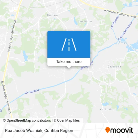 Rua Jacob Wosniak map