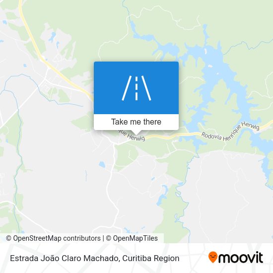 Estrada João Claro Machado map