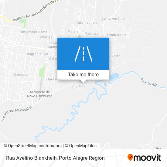 Rua Avelino Blankheih map